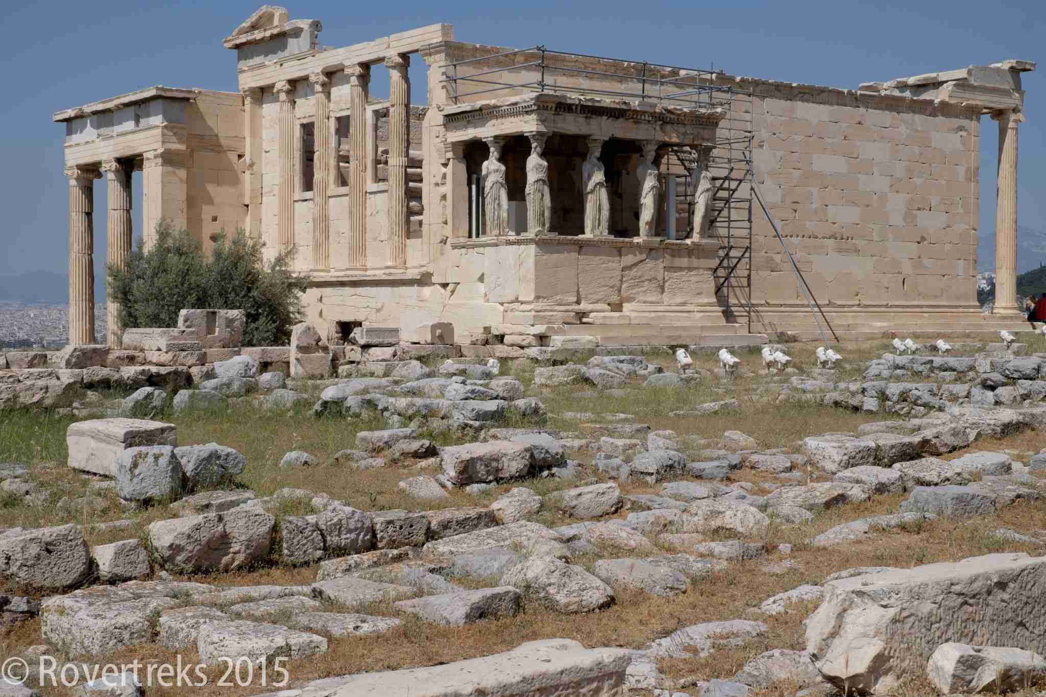 At the Parthenon, Athens, Greece