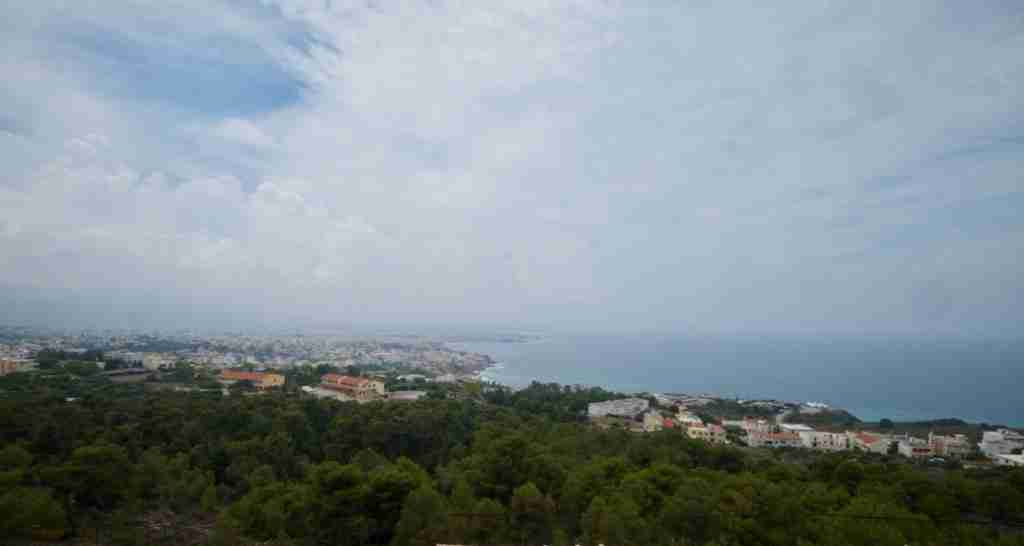 A view of Chania, Crete from the Monte Vardia