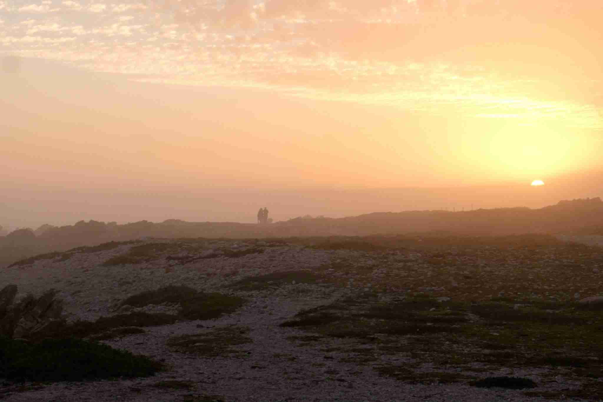 Sunset at Cape Agulhas, South Africa
