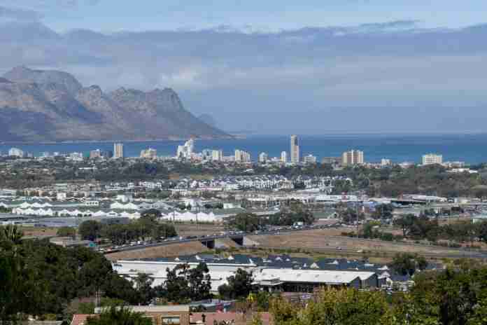 View of Strand, South Africa
