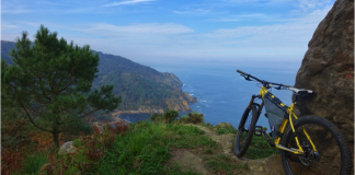 Beautiful view near San Sebastian, Spain.