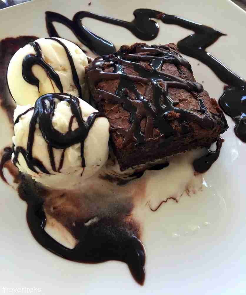 RoverTreks — Agnanti-Vanilla Ice Cream with brownie