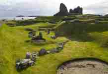 Shetland: Visit to lose yourself in unique optics and history Iron age home built over bronze age home, The Shetland Islands