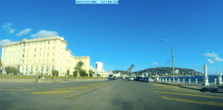 Car Cam Shot of Periapolis