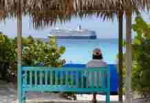 Rovertreks — A Photographic Review of our Travels in 2017 Traveler relaxing on Half Moon Cay, The Bahamas
