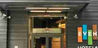 Entrance, EVEN Hotel, 321 West 35th St, New York