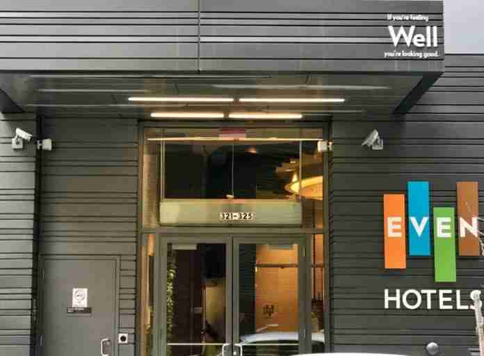 Entrance, EVEN Hotel, 321 West 35th St, New York
