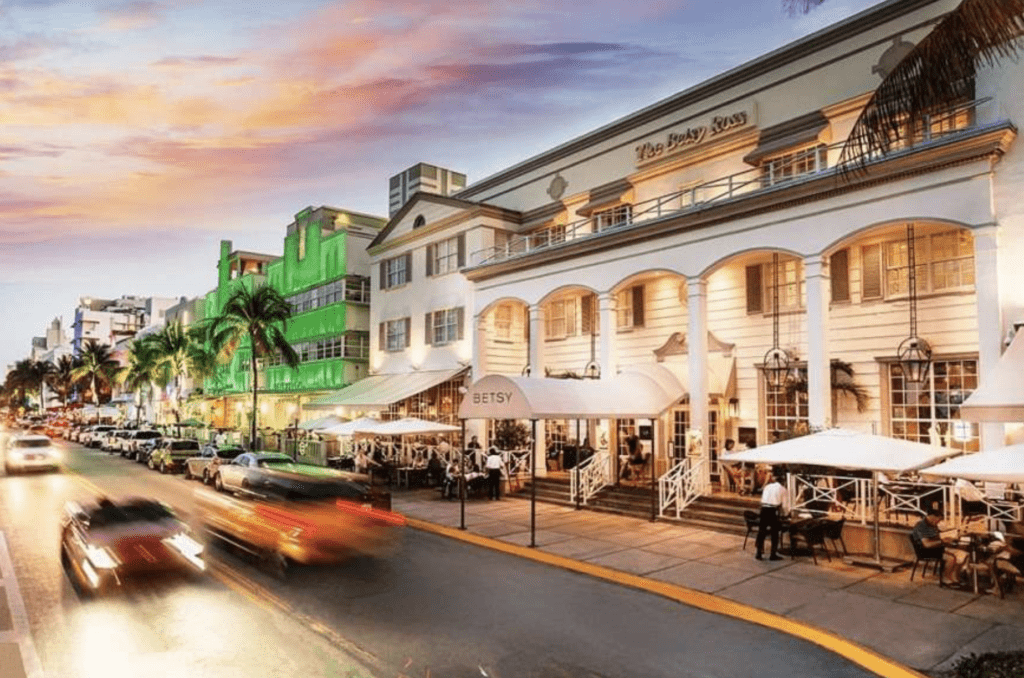 Iconic South Beach, Miami. Florida