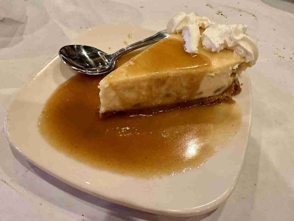 Cheesecake at the Half Shell Oyster House, Hattiesburg