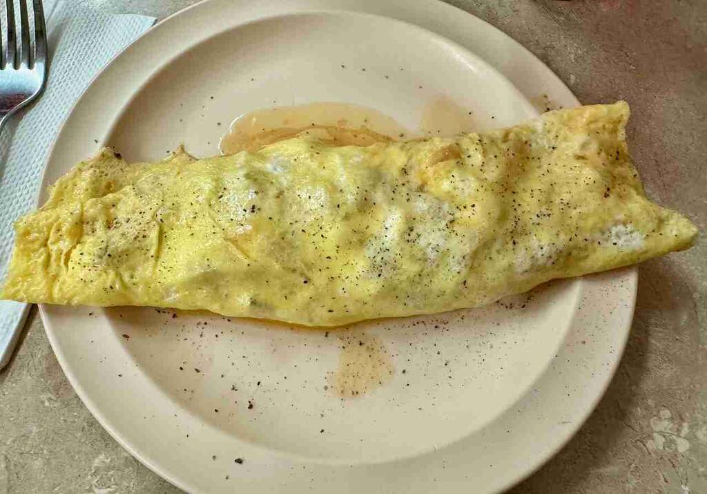 Omelette at the Coney Island Cafe, Hattiesburg